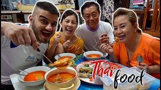 Indian Eating Thai Food with Thai Family !!  Bangkok Thailand Vlog