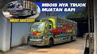 TRUCK MUATAN SAPI DI MODIFIKASI JADI SEMBOIS INI‼️