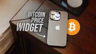 How to Add Bitcoin Price Widget to Your iPhone Home Screen