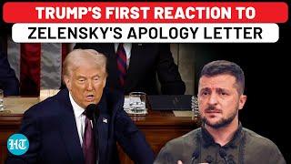 Congress: Trump's 1st Reaction To Zelensky Apology Letter; Says This About Putin…| Ukraine,Russia,US