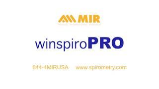 Quick Guide: MIR winspiroPRO™ software for spirometry and oximetry