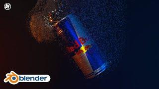 3D Advertisement For Red Bull in Blender #redbull #blender #cgi #3d