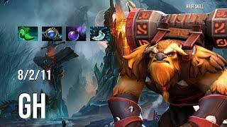 Dota 2 Pro Gameplay   GH   Earthshaker   8 2 11   High Skill Dota 2 / Support Nigma Galaxy