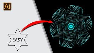 Flower design Tricks in Adobe illustrator -Logo Design tutorial