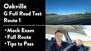 Oakville G Full Road Test (Route 1 out of 2) - Full Route & Tips on How to Pass Your Driving Test