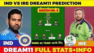 IND vs IRE Dream11 Prediction| IND vs IRE Dream11 Team| India Vs Ireland Team Comparison|