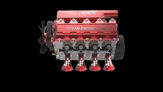 TOYAN FS L400 14cc Inline 4 Cylinder Four-stroke Water-cooled Nitro Engine