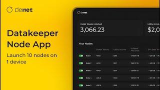 Datakeeper Node App Demo | Launching 10 Nodes at Once