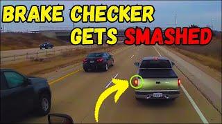 BRAKE CHECK ROAD RAGE | Bad Drivers, Dashcam USA