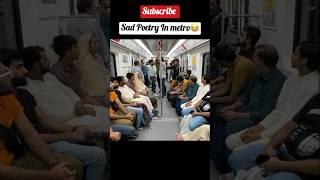 Sad Poetry In Metro Funny Reactions #prank #shorts