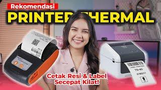 CETAK RESI KILAT!! 10 Printer Thermal Terbaik Hemat & Cepat!