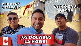 Trabajos de la construcción que nadie quiere hacer en Canadá! con Diego Saul Reyna y Geovany Amezcua