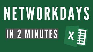 How to use the NETWORKDAYS function in Excel