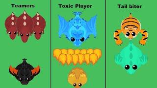 Types of players in mope.io //Teamers //Toxic Player// Lucky Player//Tail biter