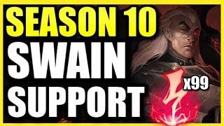 (WIN LANE AT LEVEL 1!) SWAIN SUPPORT DRAINS THE LIFE OUT OF SEASON 10! THE BEST SWAIN SUPP BUILD S10
