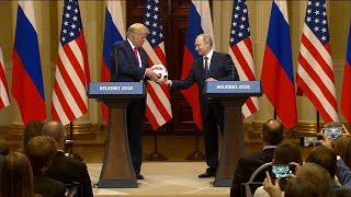 Soccer Ball Given to Trump by Vladimir Putin Has Electronic Chip Inside