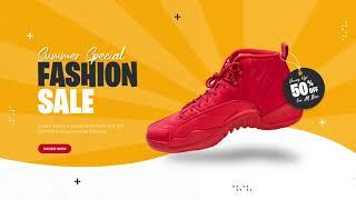 Fashion Web Banner Animation