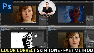 How to Color Correct Skin Tone in Photoshop - Quick and Easy Method