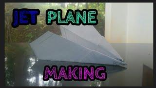 How To Make A Jet Plane In paper ||SIMPLE TECHS||