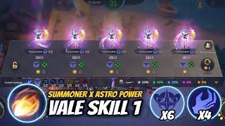 New Update Best Strategy Vale Skill 1 | Summoner X Astro power Magic Chess Mobile Legends.