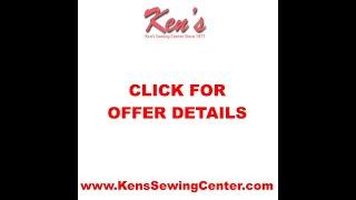 Janome HD-5050 Sewing Machine Bonus Offer from Ken's Sewing Center in Muscle Shoals, AL