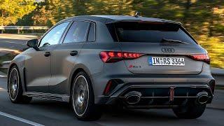 New AUDI RS 3 Sportback (2025) - Daytona Grey - Sound, Exterior, Interior Details