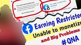 एक Reels से Facebook Monetization Disabled | your video is unable to be monetized facebook reels