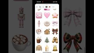 ios18 emojis tutorial for y’all! 🫧  #ios18 #emoji  #emojis #ios18update #aesthetic #xmas #shorts