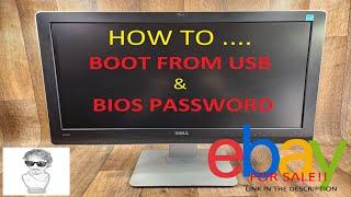 HOW TO BOOT FROM USB & BIOS PASSWORD Dell WYSE W11B 5040 AMD @1.4GHz 2GB RAM 8GB SSD AIO All-in-One