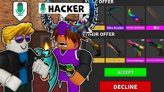 TROLLING with the OWNERS KNIFE in MM2 #2 (Roblox: Murder Mystery 2)