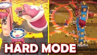 HARDMODE All Bosses Super Mario 3D World!!