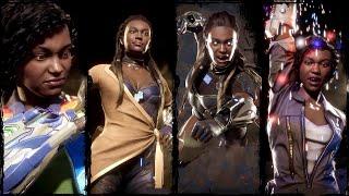 Jacqui Briggs - Intros & Victories - All Main Color Skins - Mortal Kombat 11