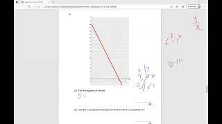 The Equation of a Straight Line (y=mx+c) part 1