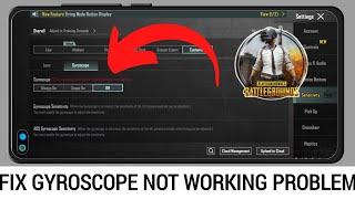 How To Fix Gyroscope Not Working In Pubg Mobile (2025) | Bgmi