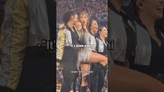 Watch Taylor Swift’s Reaction as Her Backup Singers Perform in the Rain! #taylorswift #shorts