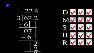 Divide Decimals by a 2 digit Whole Number