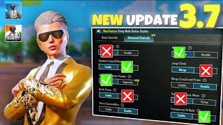 New Update 3.7 Pubg Mobile Best Settings & Sensitivity  | Gyro & Non Gyro Must Use This..