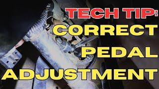 CLUTCH TECH: How To Correctly Adjust A Clutch Pedal