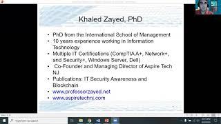 Professor Zayed's Introduction - 1