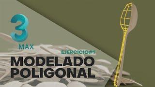 Modelado poligonal nivel principiante/ Ejercicio #1 Cucharilla