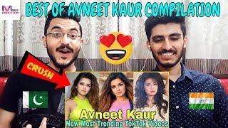 PAKISTANI BOYS REACTS Best of Avneet Kaur  TikTok Compilation | MEER BROS REACTIONS