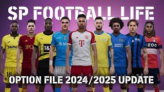 PES 2021 SMOKE PATCH FOOTBALL LIFE OPTION FILE 2024-2025 UPDATE