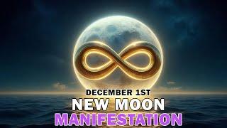 New Moon • December 2024 • Manifest Your Dreams • Miracle Frequency