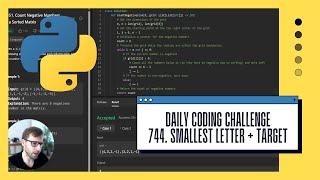 Solving LeetCode 744 in Python: Find the Smallest Letter Greater Than Target | Coding Challenges