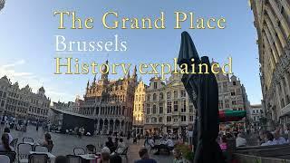 4K Brussels Belgium, Grand-Place History 10/09/2023