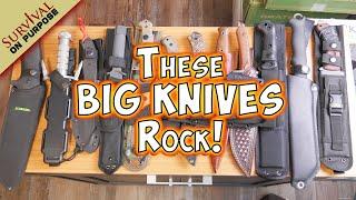 12 of My Favorite Big Knives (with Rambling)