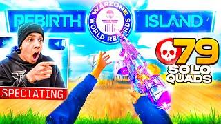 *NEW* WORLD RECORD 79 KILLS SOLO on REBIRTH ISLAND! 