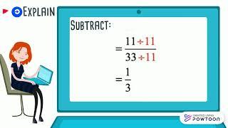 Add and Subtract Fractions