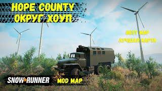 SnowRunner mod map - Hope County (best map) | Сноураннер модовая карта - Округ Хоуп (лучшая карта)