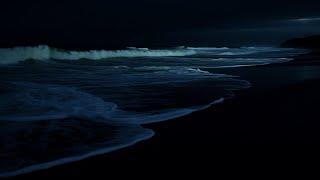 Gentle Ocean Waves for Deep Sleep | Ocean Sounds with Dark Screen for Relaxation